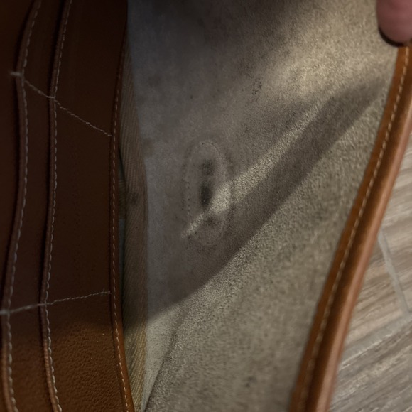 Beautiful vintage Dooney & Bourke cream Pebble Leather Crossbody Handbag Charm - Picture 9 of 16